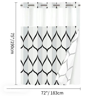 GeoWave Shower Curtain