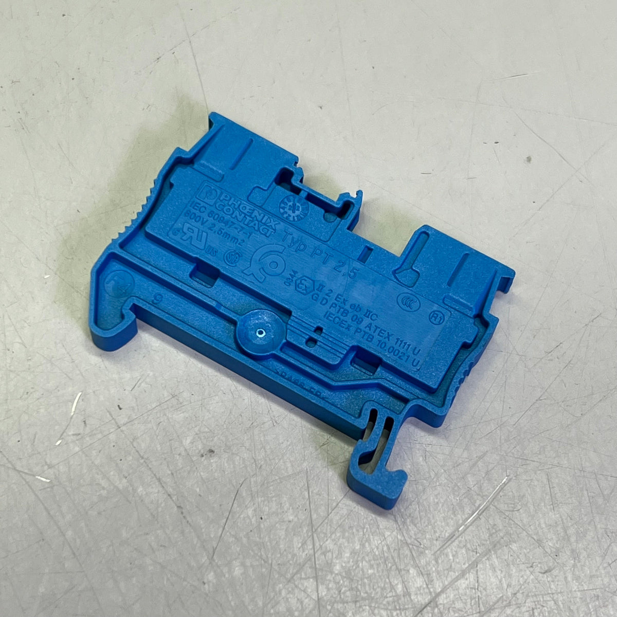 PHOENIX CONTACT Feed Through Terminal Block 1 Deck Level  PT 2.5 BU Blue 3209523