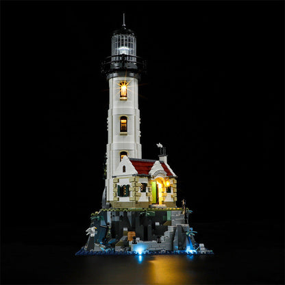 Compatible with LEGO 21335 electric lighthouse building blocks, LED lighting, creative IDEAS splicing lights
