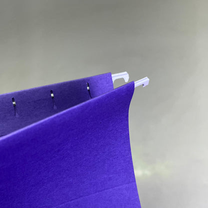 SMEAD (25 PACK) Hanging File Folders Letter Sz 1/5 Cut Tabs Purple 64072