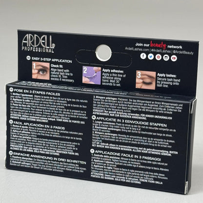 ARDELL (4 PACK, 1 PAIR EACH) Fauxmink Eyelashes Lightweight Knot Free 815