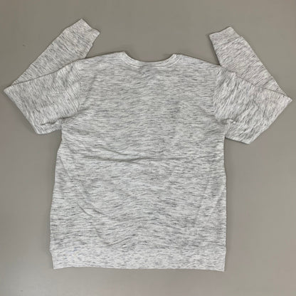 LONEROCK Helen Georgia Crew Sweatshirt Sz Large Grey/White