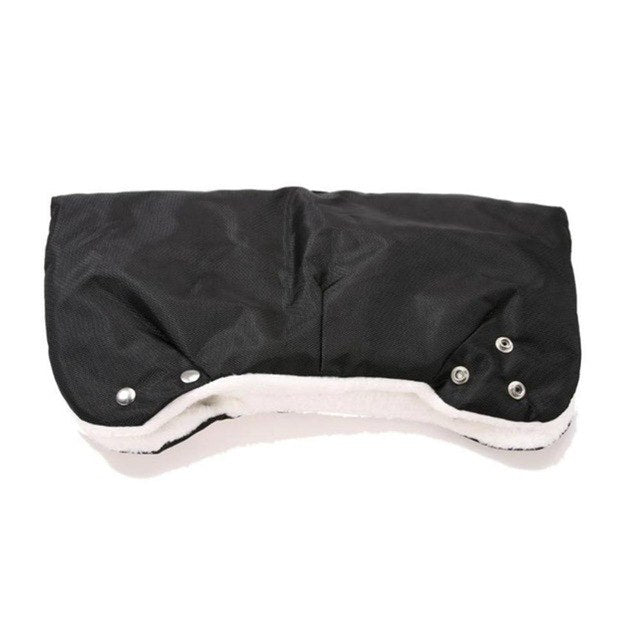 Warm Baby Winter Stroller Gloves Thicken Stroller Hand Muff Pram Accessories Waterproof Kids Pushchair Hand Cover Fur Mittens