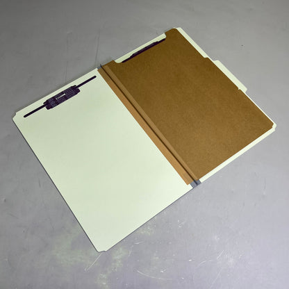 SMEAD (10 PACK) Safe Shield Pressboard Classification File Folders Green 19076