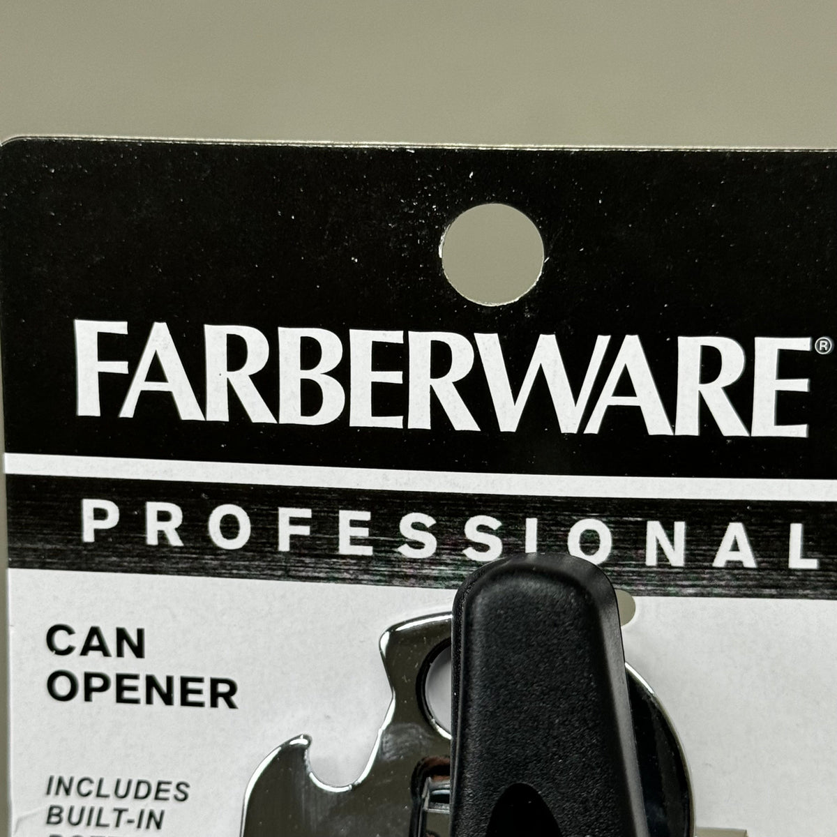 FARBERWARE Professional Can Opener w/Built in Bottle Opener 83036-93