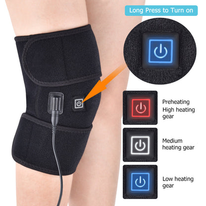 Warm compress and knee protection for middle-aged and elderly people knee joint insulation and health massage