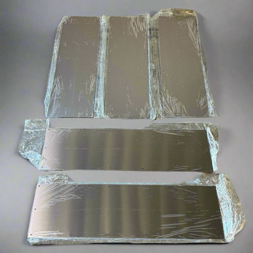 ALLEGION (5 PACK) Stainless Steel Kick Plate 8400 10" x 34" Grey US32D