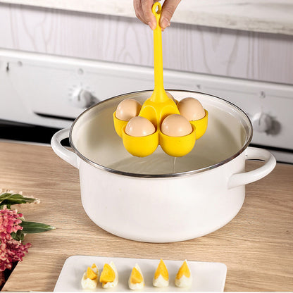 5 - Hole High - Temp Resistant Silicone Egg Cooker, Food - Grade for Making Complementary Food