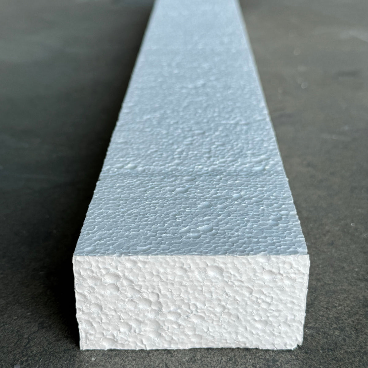 ZA@ NUCOR 168PK Rectangular Styrofoam 23”Lx3”Wx1-1/2”T White