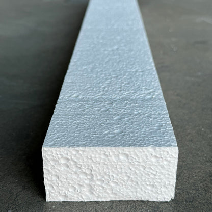 ZA@ NUCOR 168PK Rectangular Styrofoam 23”Lx3”Wx1-1/2”T White