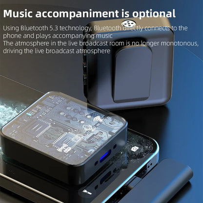 Wireless lavalier microphone, microphone clip, internet celebrity live streaming equipment, short video noise reduction recording, Bluetooth microphone