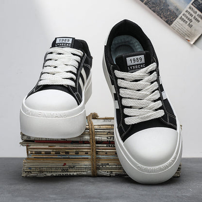 2026 New Height Increasing Men's Shoes, Summer Breathable Casual Platform Sneakers, Versatile Trendy Work Shoes
