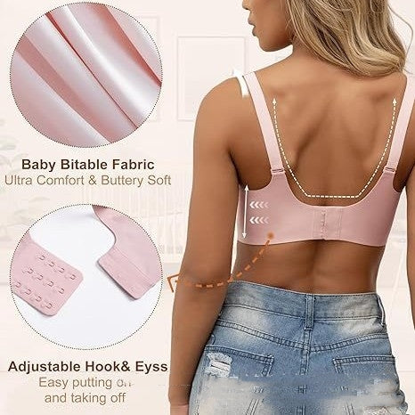 Nursing Bras For Breastfeeding, Wavy, Seamless, Comfortable, Maternity