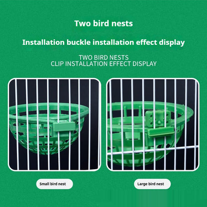 Bird Nest Plastic Material Easy To Clean And Split