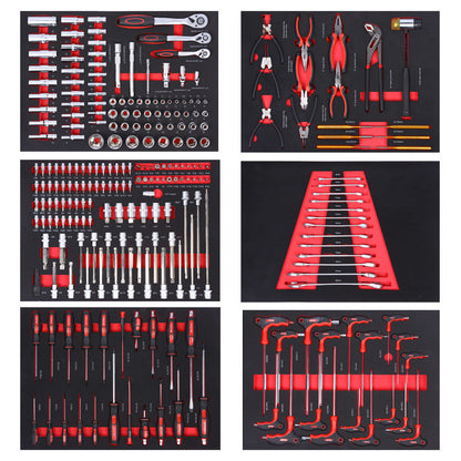 252 Tools Kit VII Pumping Removable Machine Repair Tool Cabinet