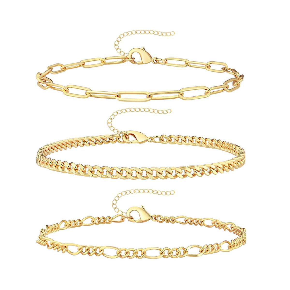 Multi-layer Light-luxury Bracelet Round-bead Chain Anklet