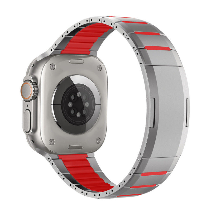 Watch Stainless Steel Band Sports Wristband Curved Two-tone