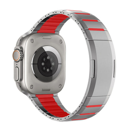 Watch Stainless Steel Band Sports Wristband Curved Two-tone