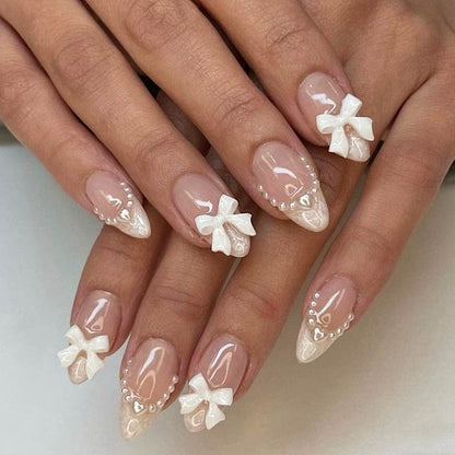3D Almond-shaped Wearable Nails