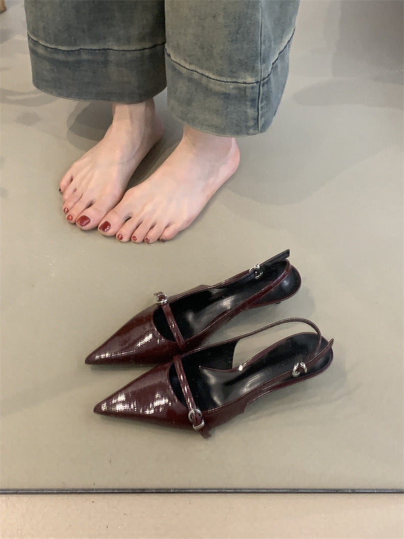 Baotou Fairy-style Back-strap Sandals