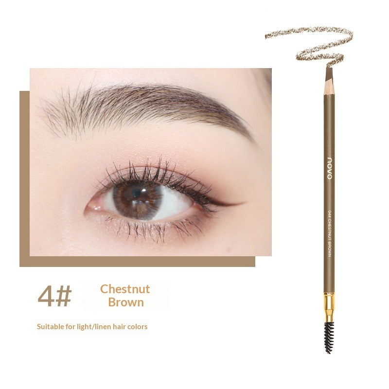 Natural Shaping Machete Smudge-proof Double-ended Eyebrow Pencil