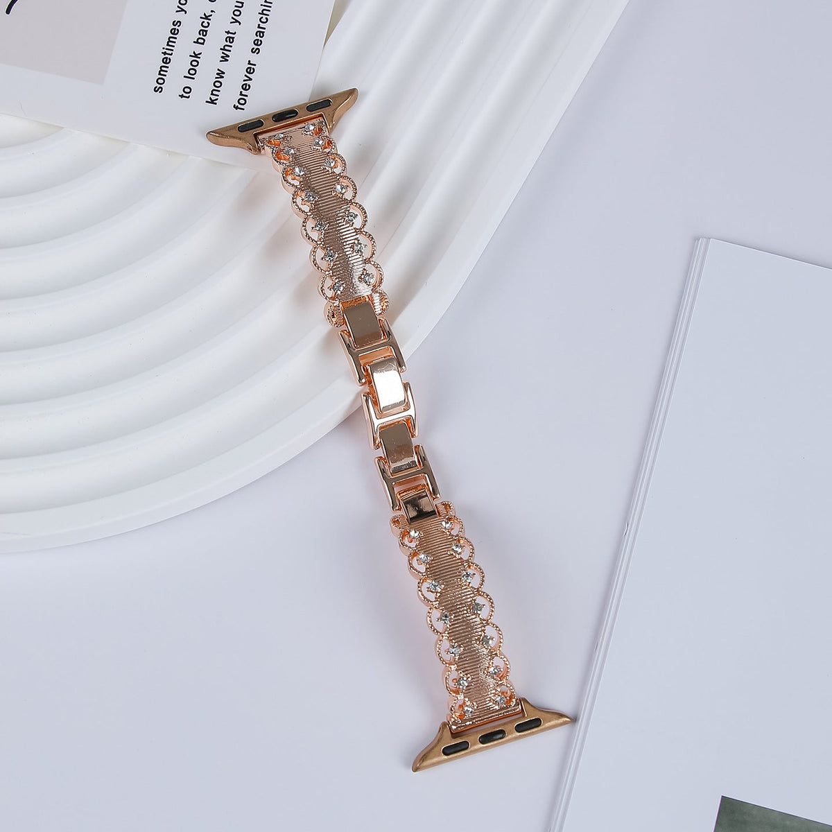 Lace Zircon Watch Strap Suitable For IWatch S10  Xiaomi Mi Band 9 108Pro Xiaomi 10
