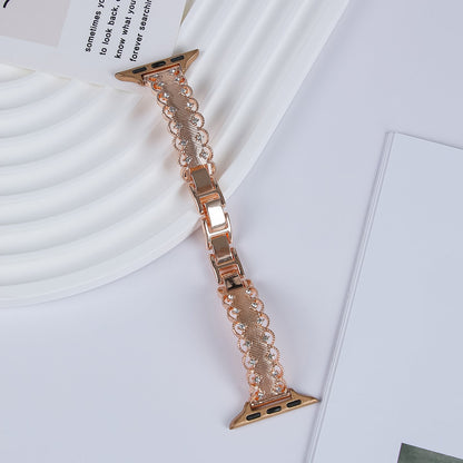 Lace Zircon Watch Strap Suitable For IWatch S10  Xiaomi Mi Band 9 108Pro Xiaomi 10