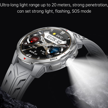 Smart Watch Compass Flashlight Large Battery Sports Record Call