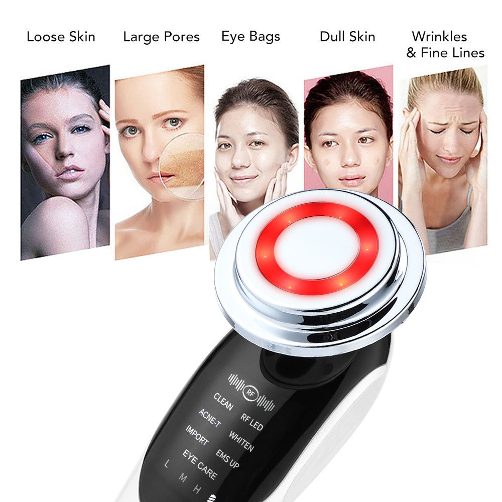 7-in-1 Facial Massager EMS LED Skin Care Device