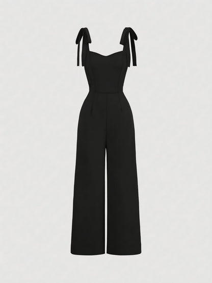 Stylish And Elegant Sleeveless Strap Jumpsuit For Women