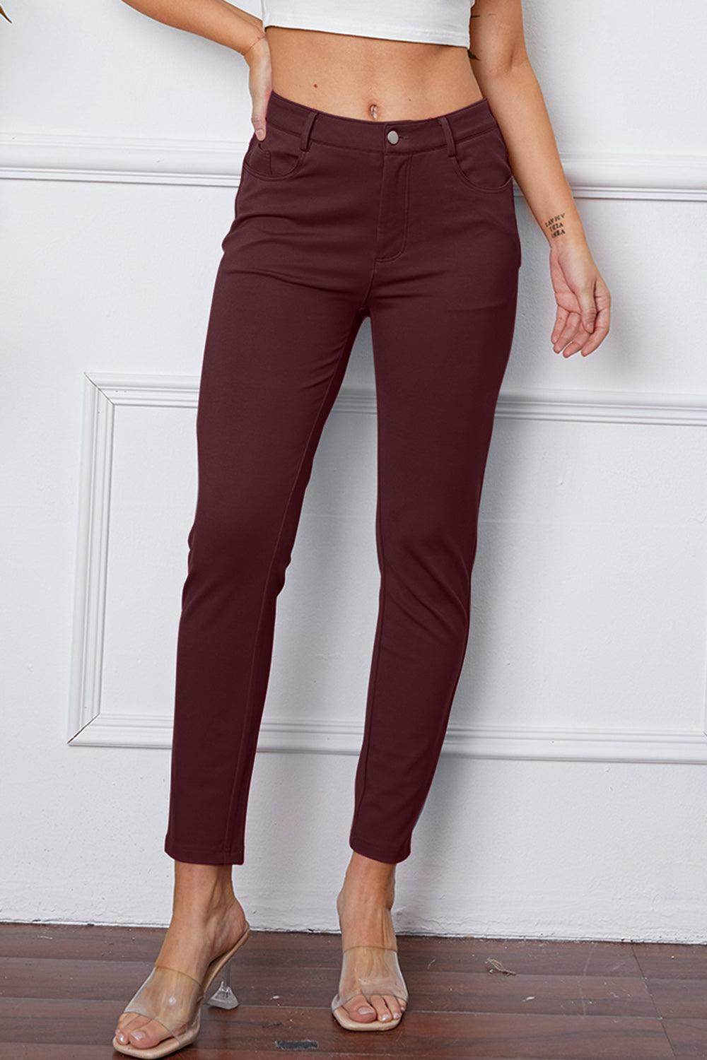StretchyStitch Pants by Basic Bae for Comfort and Style
