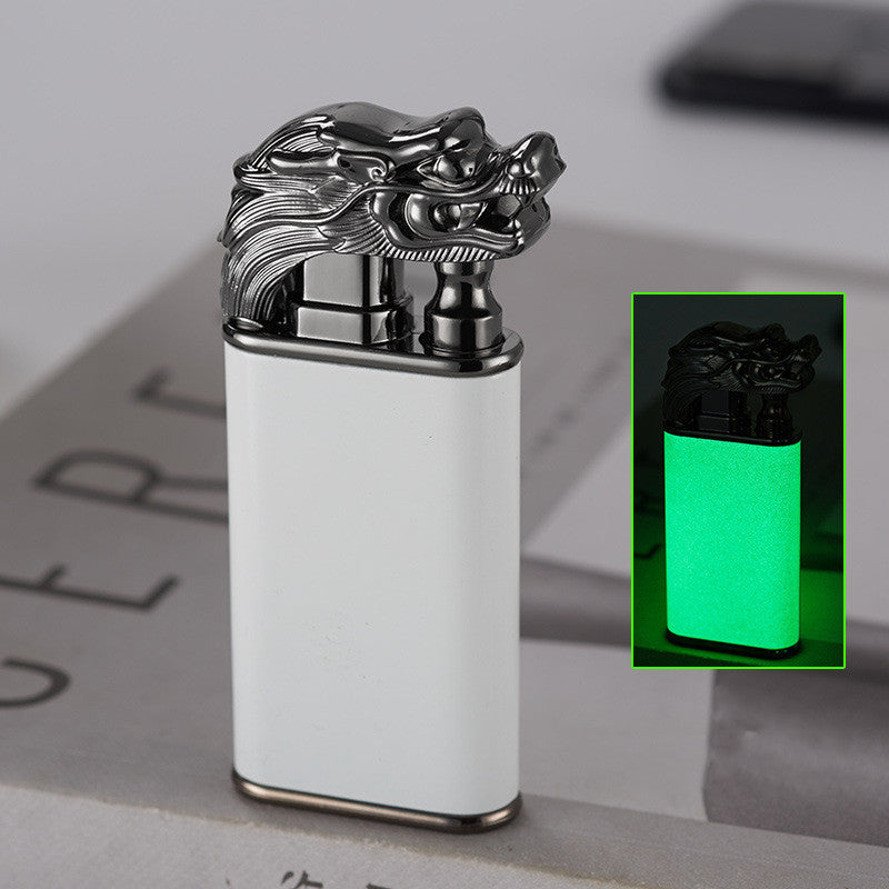 Blue Flame Double Fire Metal Lighter