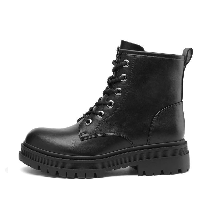 Women's Flat Lace Up Booties