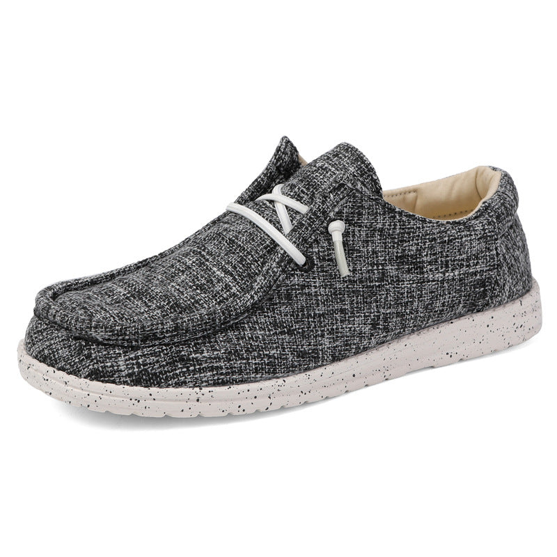 Canvas Casual Shoes Large Size Men's Loafers