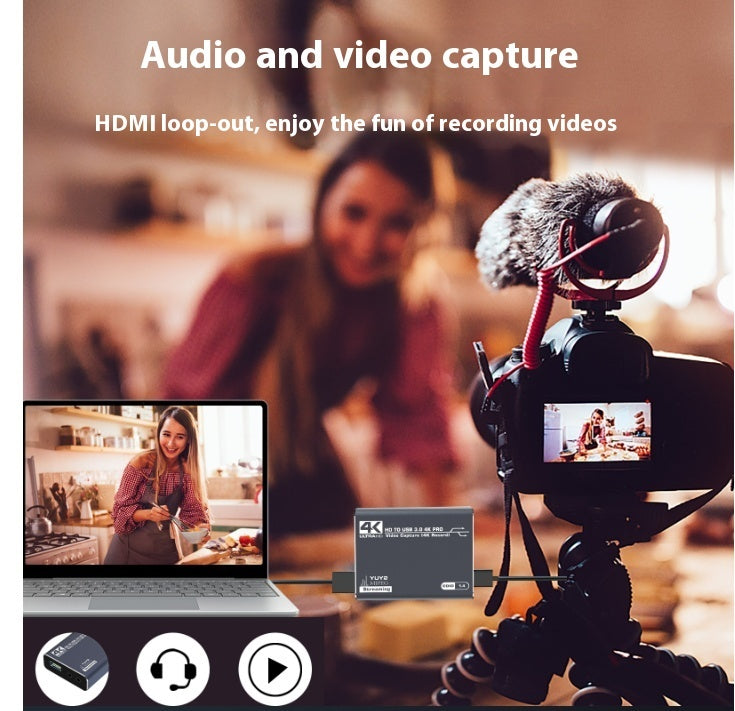 4K Gaming Set-top Box Recording Audio