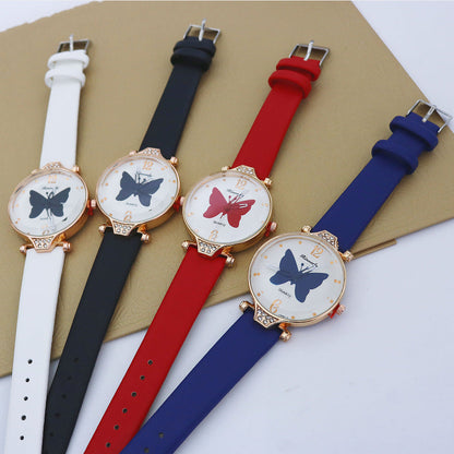 Butterfly Womens Quartz Watch, Simple And Casual