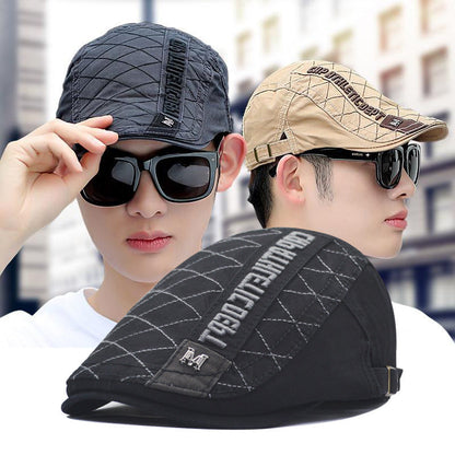 Men's Autumn Winter Sun Protection Peaked Cap