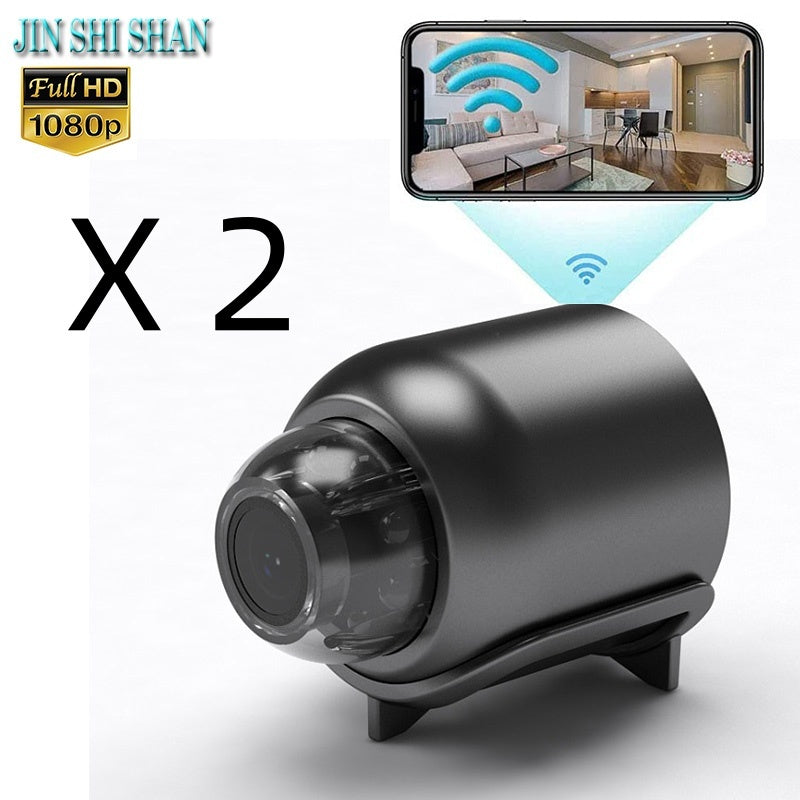 1080P Hd Night Vision Small Monitor Wireless Wifi Remote Surveillance Camera Home Network Camera