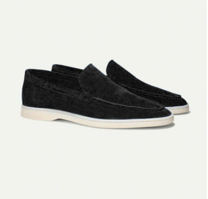 Loafers Matte Suede Slip-on Men