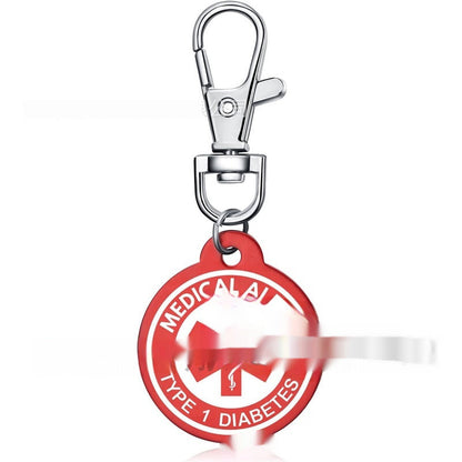 Personalized Aluminum Alloy Medical-Style Keychain