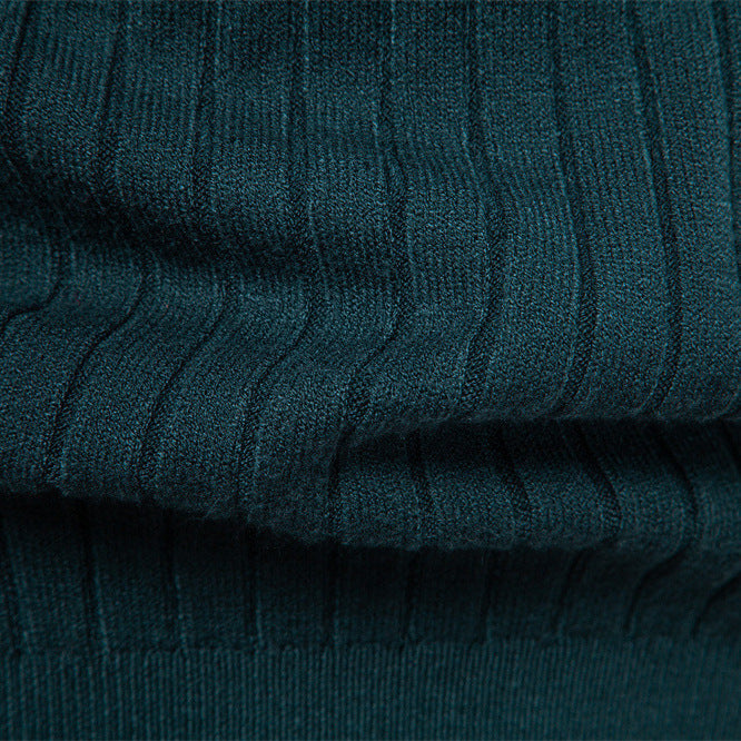 Mens Turtleneck Pullover Casual Knit Sweater