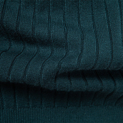 Mens Turtleneck Pullover Casual Knit Sweater