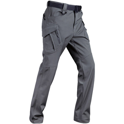 Thickened Camouflage Fleece Training Pants Warm Hiking Pants