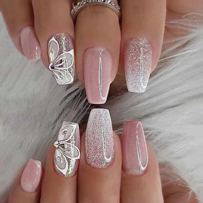 Gradient Glitter Pure Desire Wearable Nails