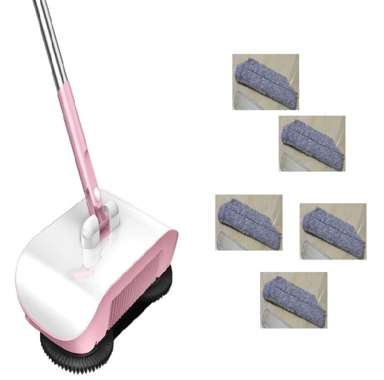 Hand Push Sweeper Household Broom Dustpan Mop Floor All-in-one Machine Gift Mop Sweeper