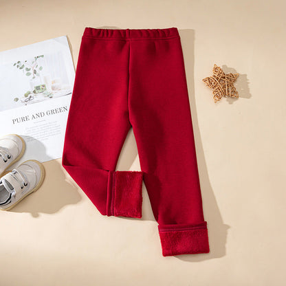 Fleece-lined Extra-thick Childrens Trousers