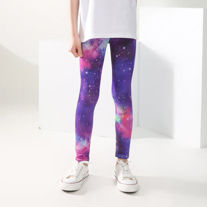 Summer Thin Stretchy Base Leggings For Children