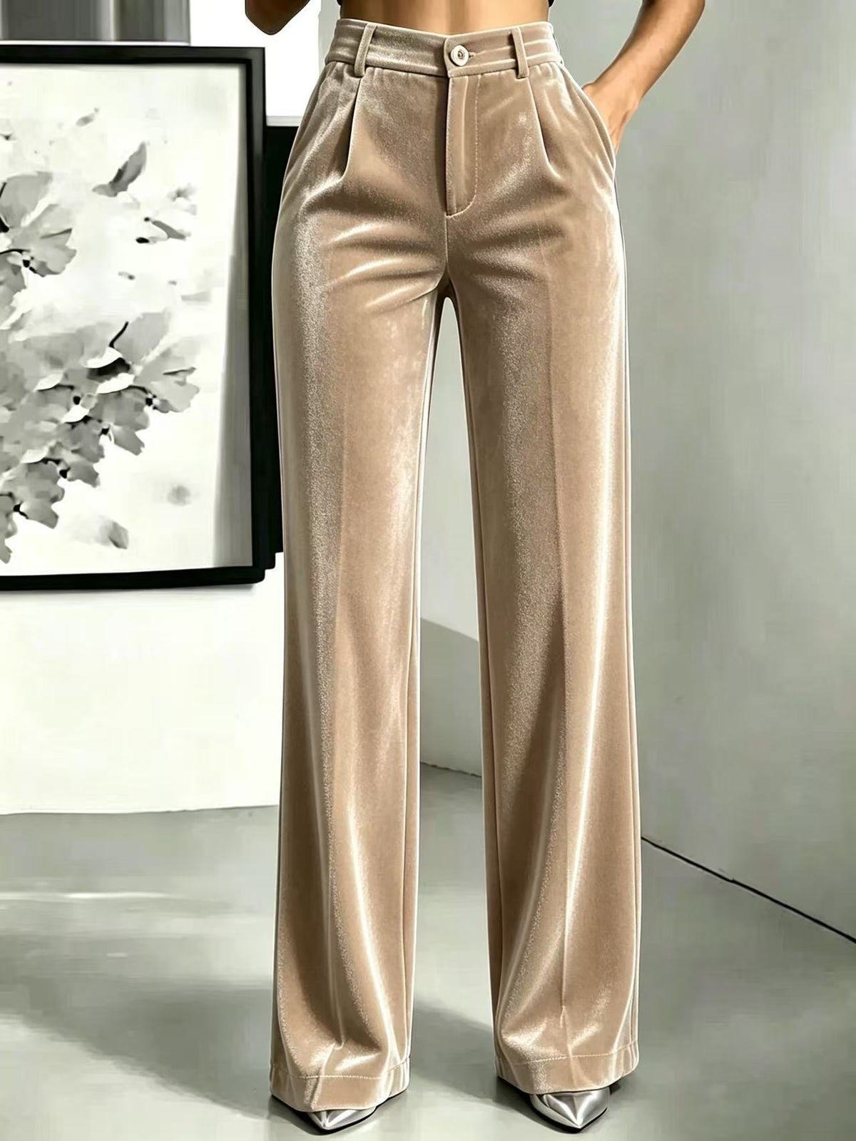 Slimming Long Suit Pants For Women European And American Style Independent E-commerce Store