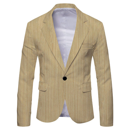 Mens Spring New Arrival Top Commuter Casual Blazer Mens Plus-Size British-style Suit For Men