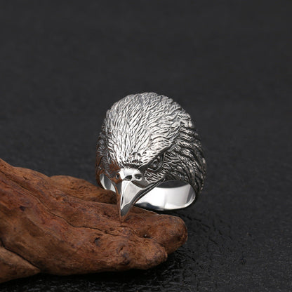 Personalized Creative Eagle Head Men's Ring